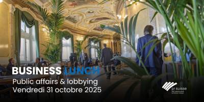 Business lunch: public affairs et lobbying