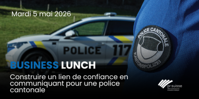 Business lunch: construire un lien de confiance en communiquant pour une police cantonale