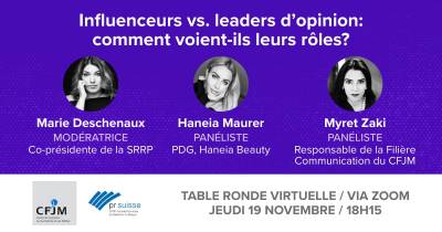 Table ronde: Influenceurs vs leaders d'opinion